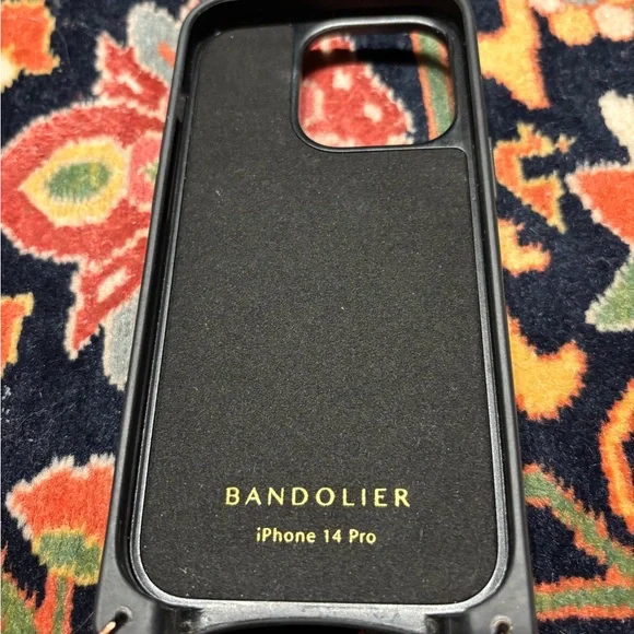 Bandolier Black iPhone 14 Pro Case - Picture 1 of 2